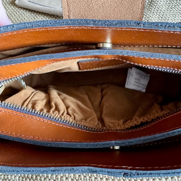 PATRICIA NASH SATCHEL HANDBAG WATER BUTTERFLY COLOR - Picture 6 of 9